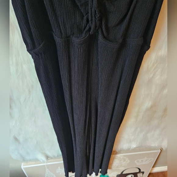 ASOS Chic Black Crepe Summer Jumpsuit - Picture 3 of 9